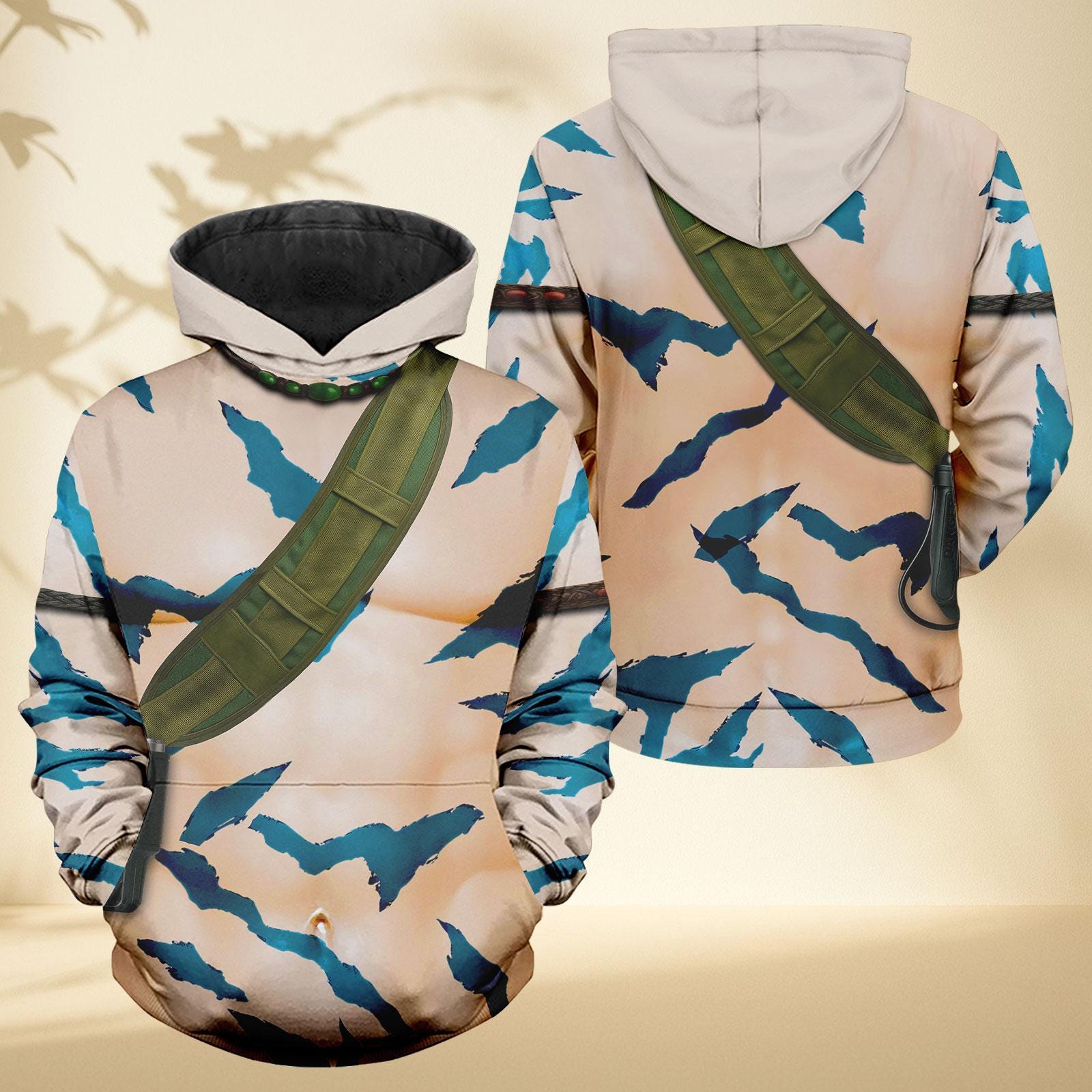 Discover Miles Socorro 3D Hoodie, Avatar Costume, The Way of Water Hoodie, Navi Pandora Outfit, Disney Animal Kingdom The World of Avatar Hoodie