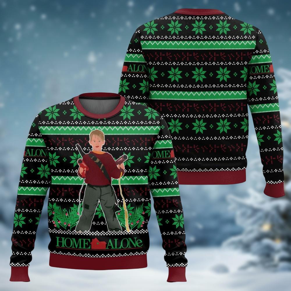 Discover Home Alone Christmas Sweater, Ya Filthy Animal Ugly Sweater, Kevin McCallister Holiday Sweater, Wet Bandits Sweater, Xmas Movie Shirt