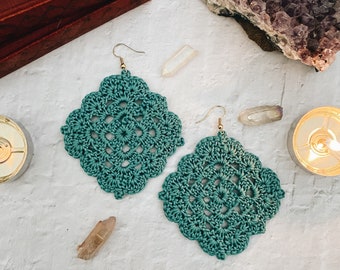 Beguiled Earrings {Aquarius Season: Teal Moissanite}