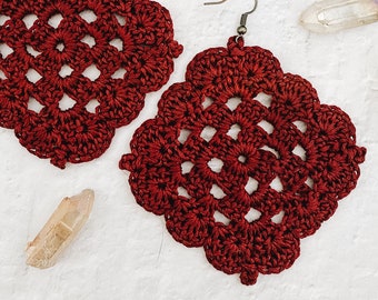 Beguiled Earrings {Garnet}