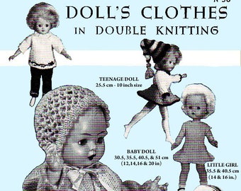 Penelope volume 56 , 1960's , Knitting for a variety of dolls , PDF file , no postage