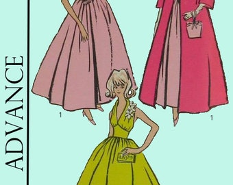 Advance 3574 - ball gown sewing patterns for barbie - 11 1/2 inch - reproduced