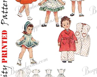 Vintage Simplicity 3728 - 16" Toni Doll Clothes Sewing Pattern - PDF file - skating outfit, etc