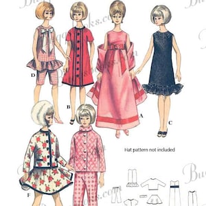 Barbie a Line Dress Pattern - Etsy