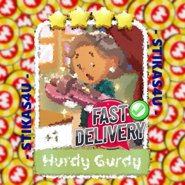 4 star sticker - Hurdy Gurdy