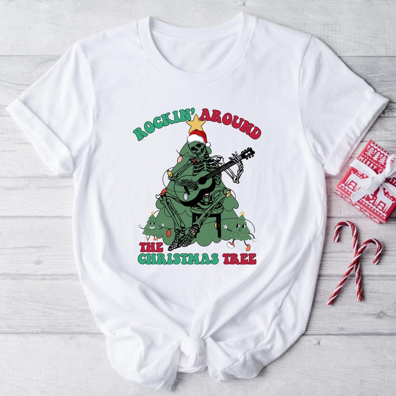 Christmas Rockin Shirt Rockin' Around the Christmas Tree Shirt, Gift