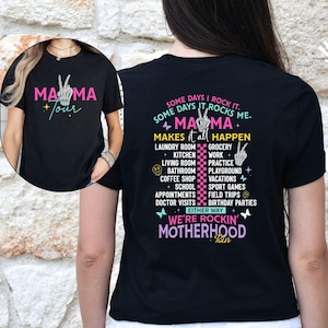 The Motherhood Tour T Shirt, Mama Make It All Happen Shirts Day Shirt,  Mothers Day Gift, Trendy Mom Shirt, Cute Mama Shirt, Mama Tour Shirt