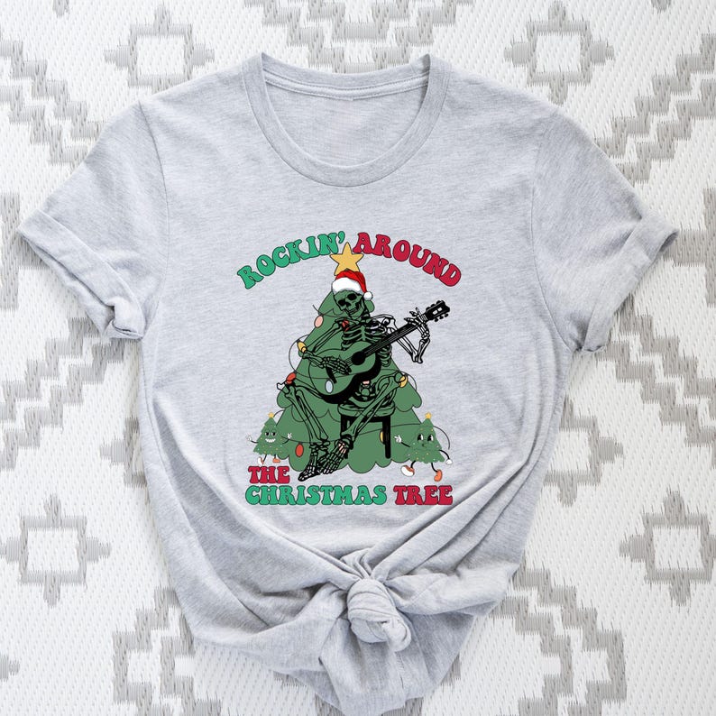 Christmas Rockin Shirt Rockin' Around the Christmas Tree Shirt, Gift