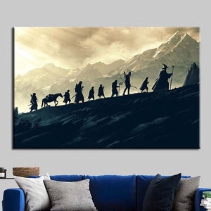 Fellowship Canvas Print: Fantasy Movie Wall Art