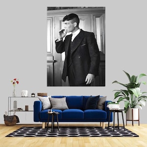 Canvaskunst Thomas Shelby: muurdecoratie Peaky Blinders