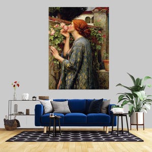 Soul of the Rose Canvas Print: John William Waterhouse Wall Art