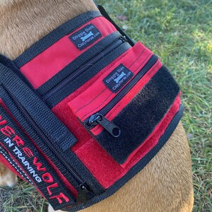 Pouch for Saddlebags, Pouch for Dog Vest, Add on pocket for Loop Tactical Vest Cape or Harness, add on pouch for Freedom Vest Small image 3