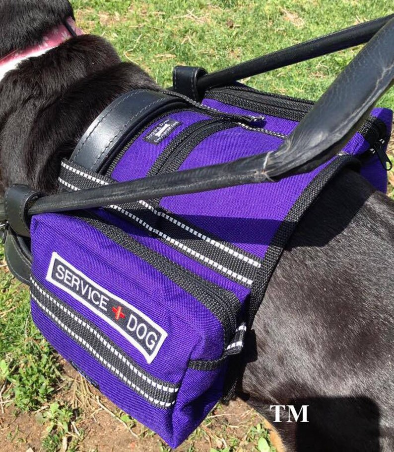 Service Dog Vest that attaches to harness Backpack style Etsy