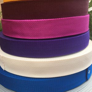 1 1/2 wide Polypropylene Webbing by the yard image 6