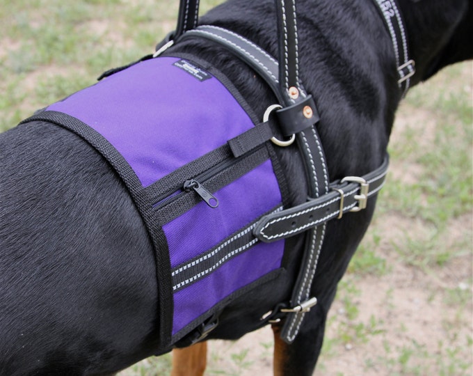 Cozyhorse Service Dog Cape/vest for Mobility Harness, PURPLE Vest for Service Dog Harness Etsy