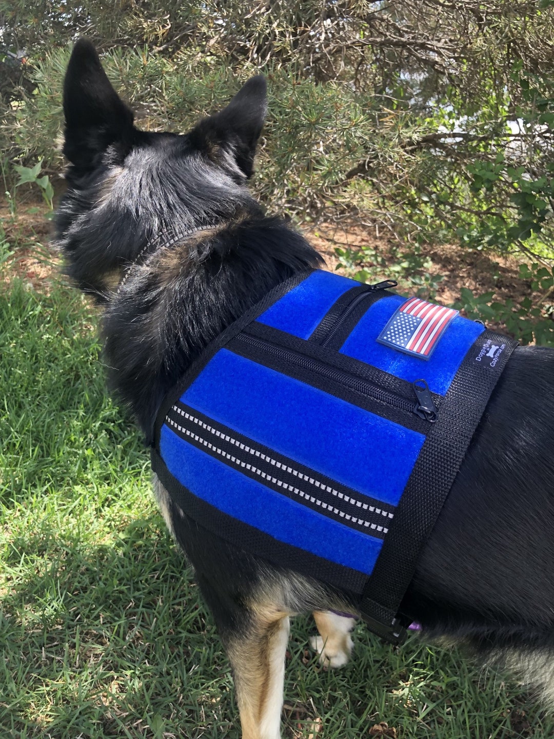 Freedom Vest, Tactical No Sew Loop Dog Vest, No Fuss Dog Vest, Working