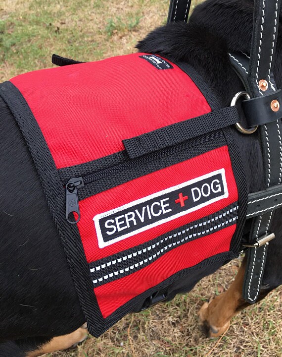 Service Dog cape / vest made to attach on to a Guide Etsy