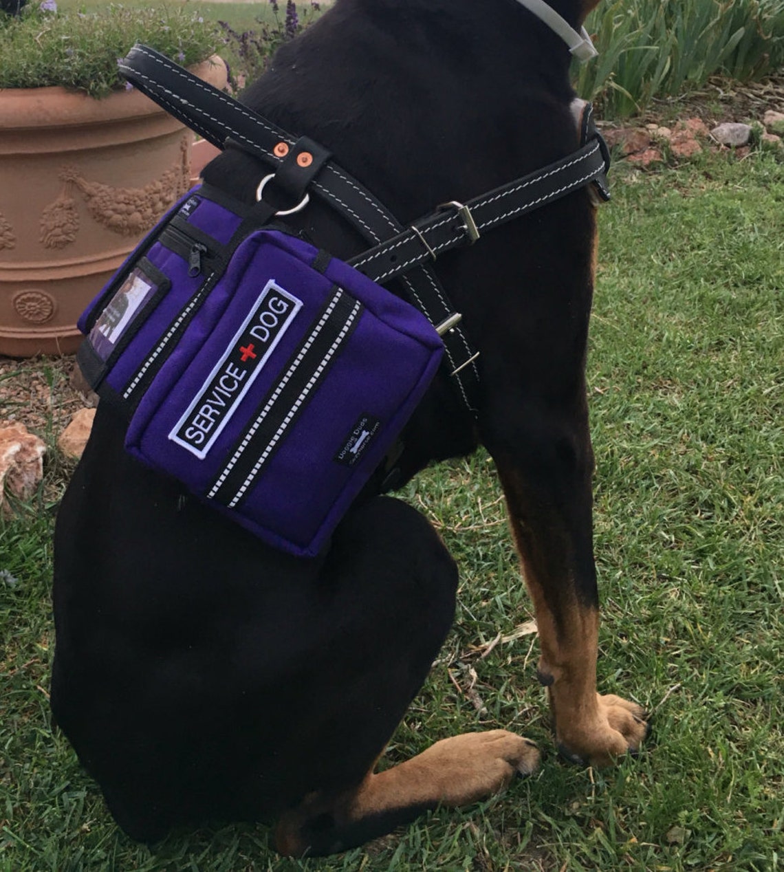 CozyHorse Service Dog Harness Vest Backpack style vest made Etsy