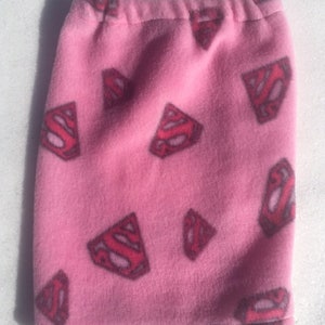 Pink Polar Fleece snood for MEDIUM size dog, terrier, puggle, poodle, whippet, pointer, vizsla snood image 3