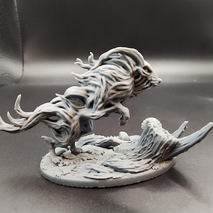 Fantasy Wolf Figure Wraith Wolves Miniature Pack for RPG, Wargame, Display or Hobby Collectors