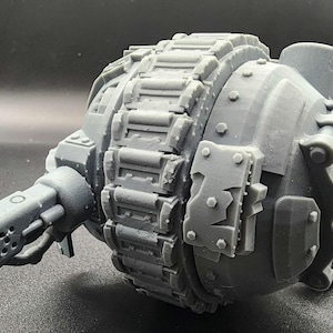 Miniature Wargame Tank - 40k Inspired Warwheel Proxy, Sci Fi Custom Gaming Piece, Unique Sci Fi Strategy Game Mini