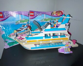 Lego Friends Collectors Set Dolphin Cruiser Set 41015 612 Pieces Books Included Etsy