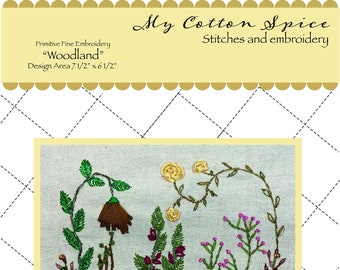 Woodland Embroidery Pattern