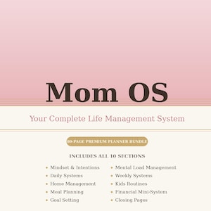 The Ultimate Mom Life Operating System