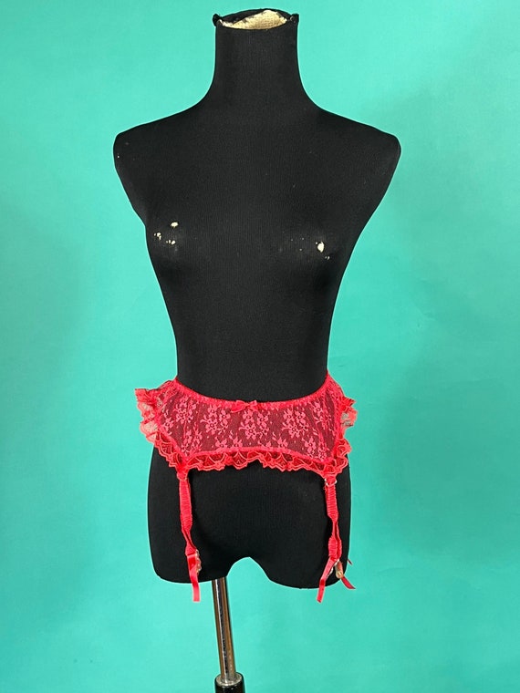 1980s vintage garter belt Gem
