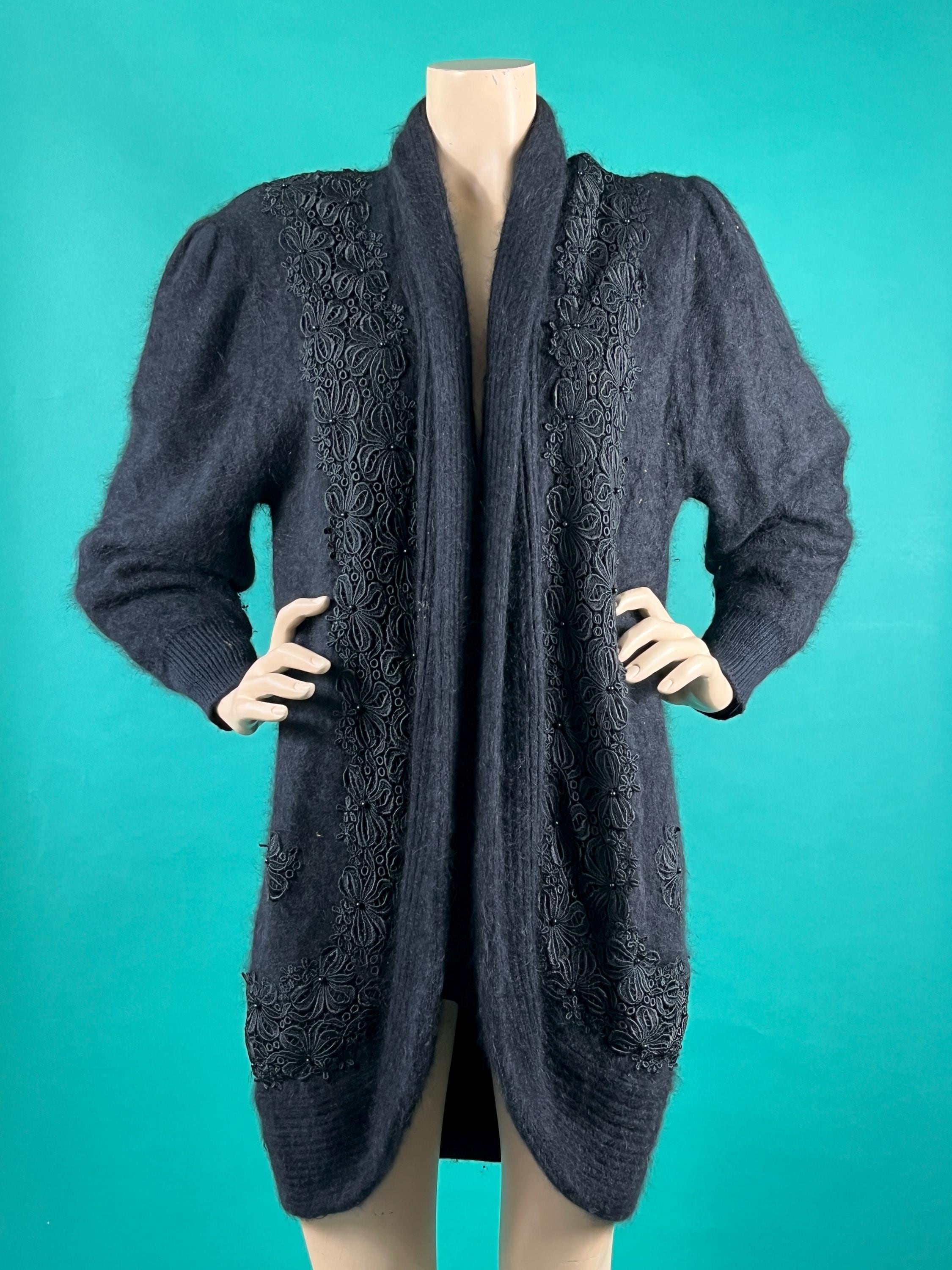 Rabbit Fur Cardigan - Etsy