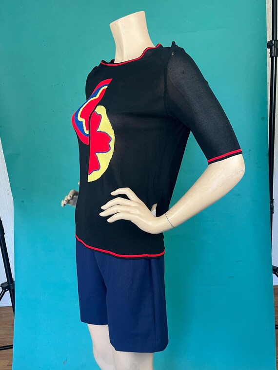 Vintage 90s Split Circle Gianni Versace Made in I… - image 3