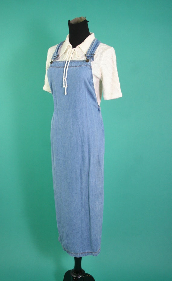 Vintage 1990s Rampage Light Denim Long Overall Sus
