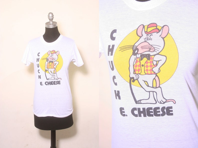 vintage chuck e cheese shirt