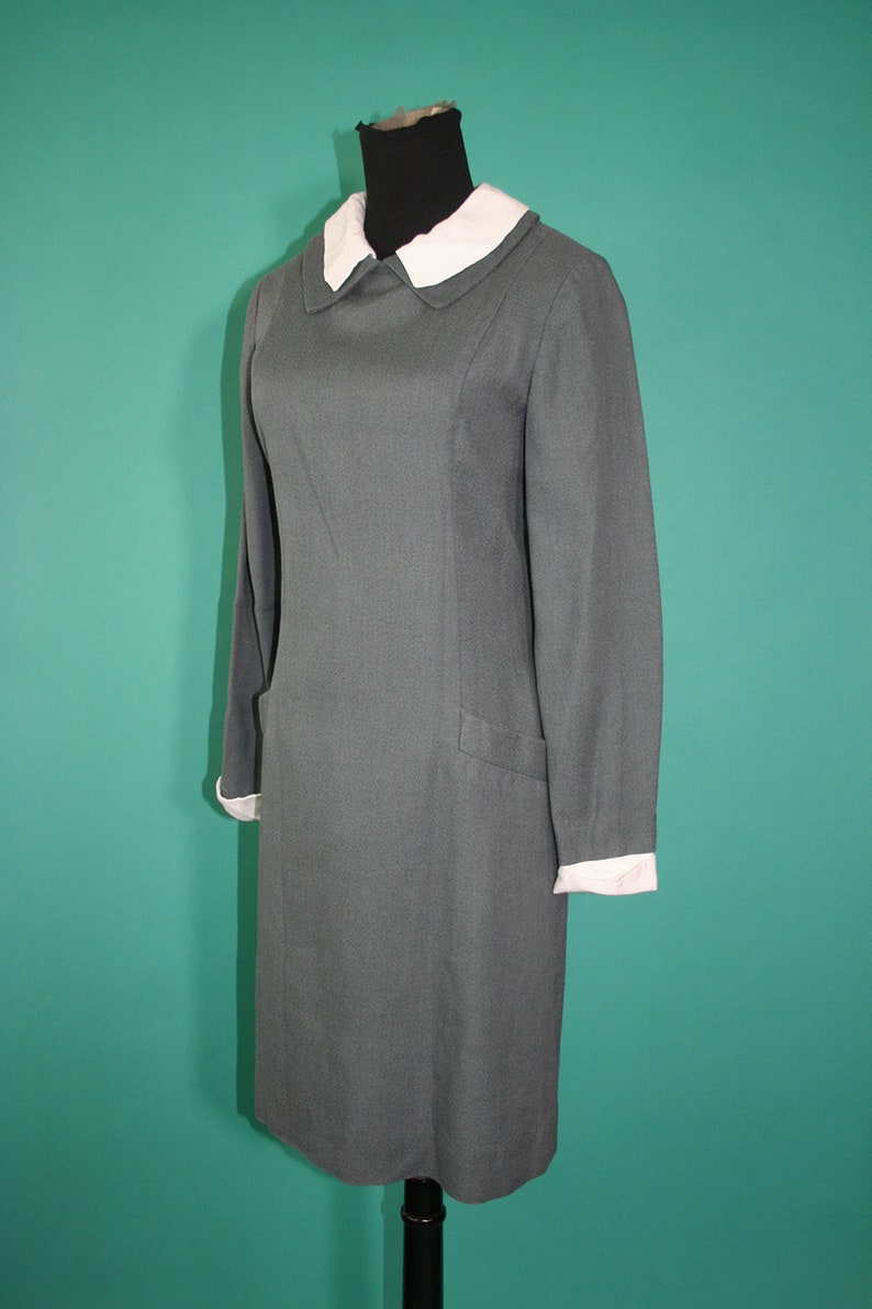 Vintage 1950s Peter Pan Double Collar and Cuff Long Sleeve Etsy