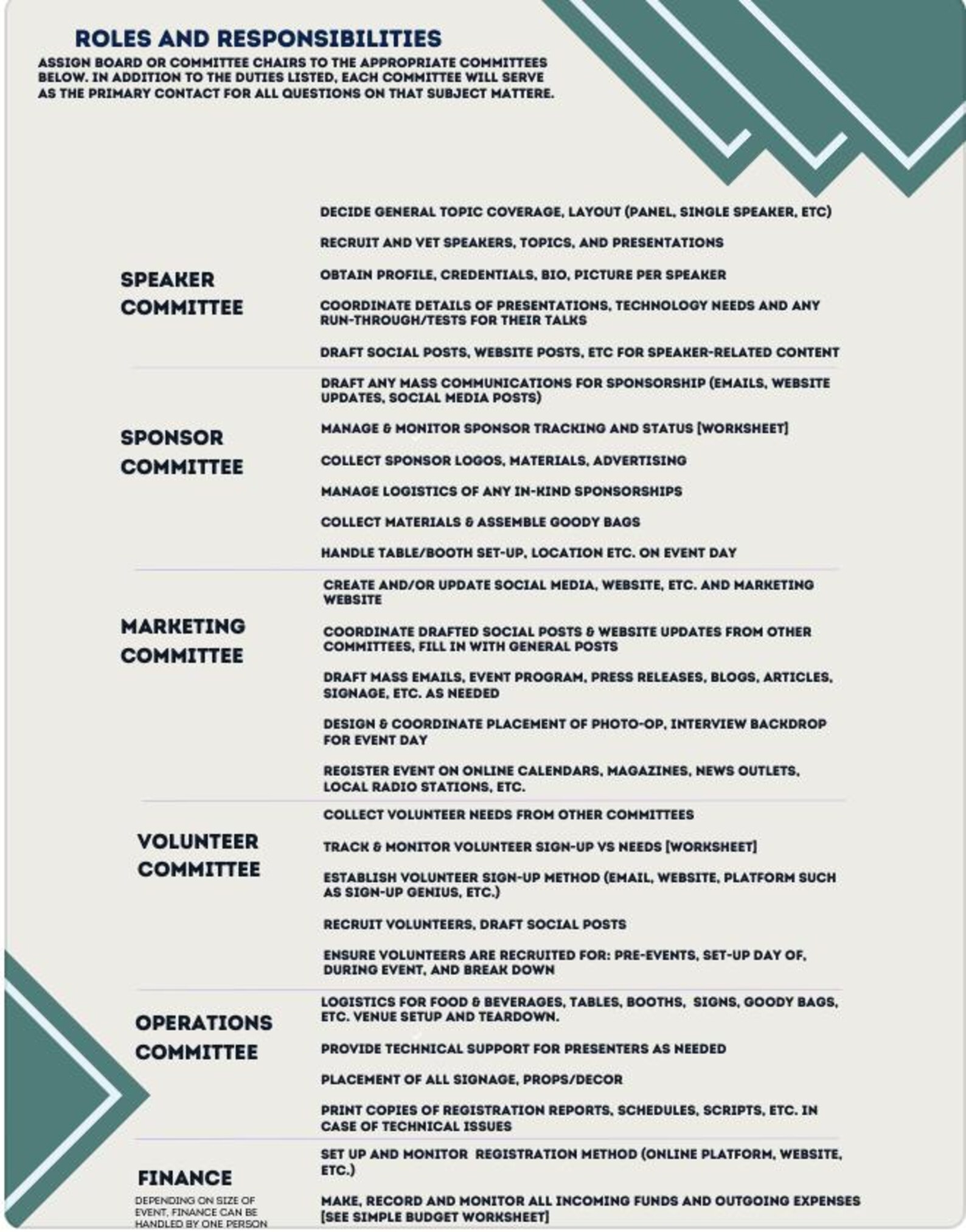 Event Planning Guide, Printable Corporate Event Planner, Editable ...