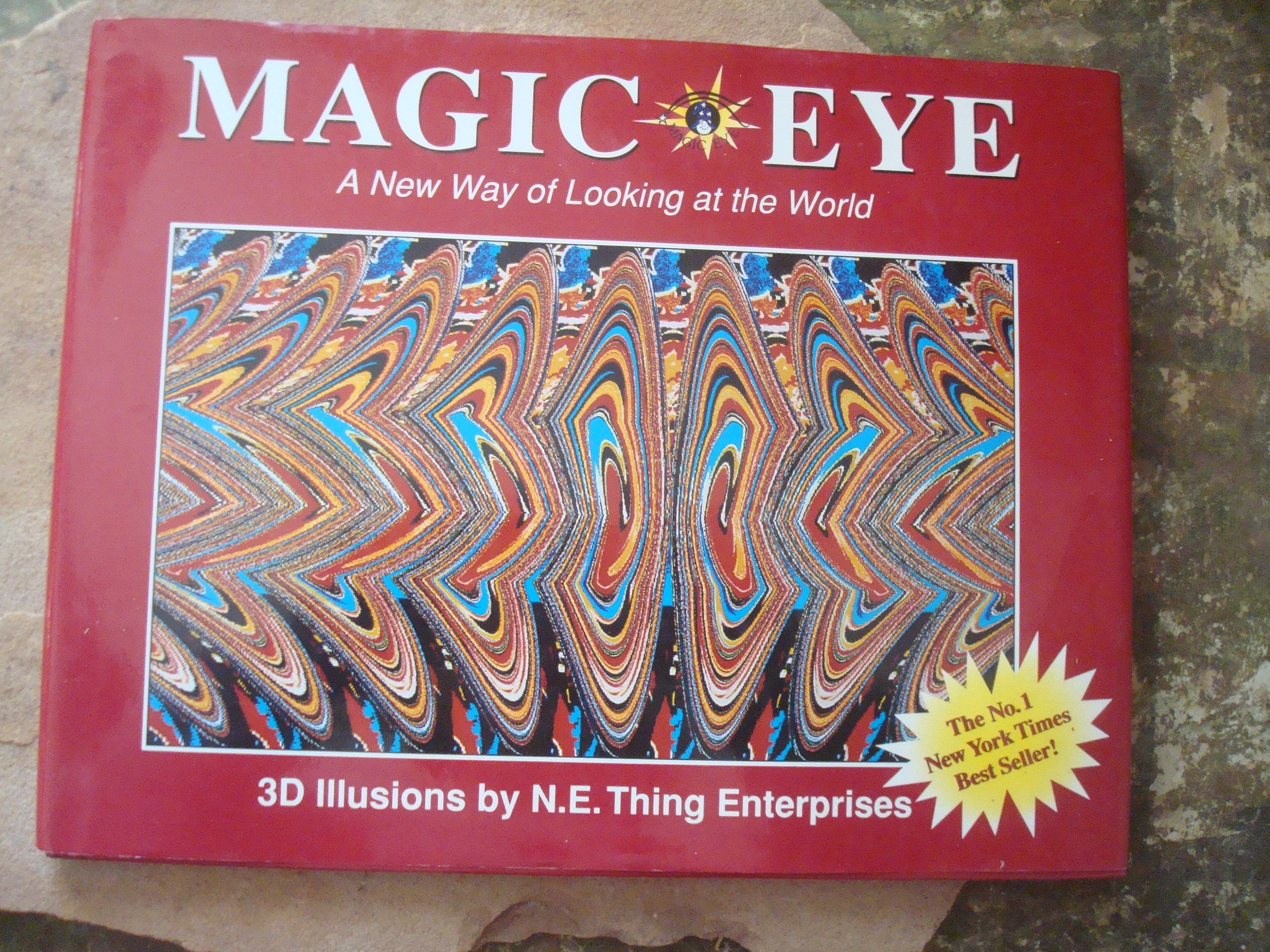 Vintage Magic Eye Books I and II 3 D Photo Optical Illusion Etsy