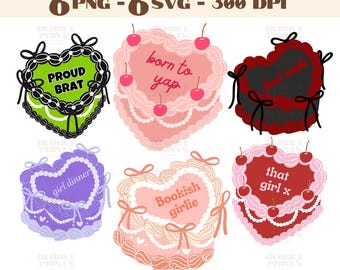 Born To Yap PNG, Coquette Heart Cake Clipart, Trendy PNG, Popular PNG, Retro Cake Png,Girly Svg, Just A Girl Png,Heart cake png, cake svg