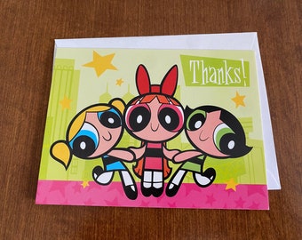 Powerpuff Girls Thank You Cards