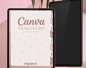 the ultimate canva course | how to use canva e-book | canva e-book for free or pro users | MRR & PLR freebie included