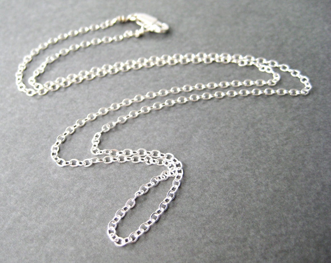 20 Inch Sterling Silver Chain Necklace .925 Sterling Silver - Etsy