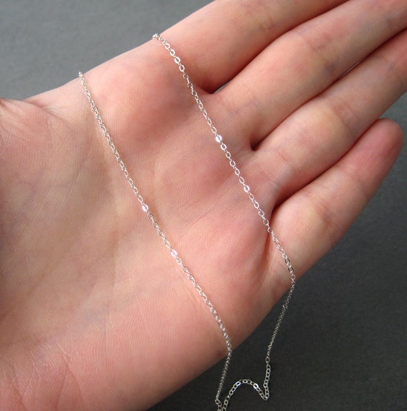 16 inch online fine silver chain