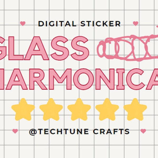 Glass Harmonica - 5S Digital Sticker!
