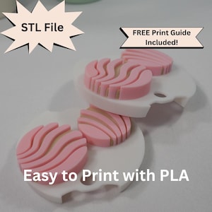 Concha Stanley Cup Topper, Lid Plate STL File for 3D Printing, 40oz, 30oz & 20oz Tumbler Accessories, Pan Dulce Personalized Custom