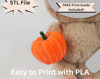 Lalka z niespodzianką, dynia, plik STL do ręcznego druku 3D, upiorne akcesoria na Halloween w kształcie dyni Jack O Lantern, kultowa figurka potwora, jesień