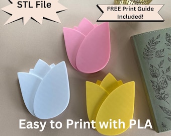 Cabezal de fijación de tulipán para soporte universal de auriculares, archivo STL para impresión 3D, auriculares, escritorio acogedor y bonito, accesorios de decoración para juegos.