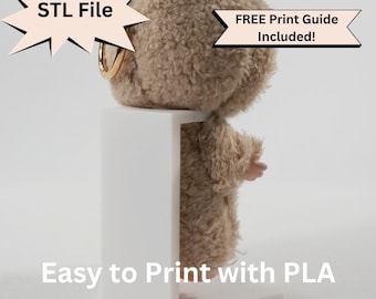 Blind Box Doll Display Stand STL File for 3D Printing, Figure Stand to Display Doll Outfits and Styles, Cute Accessories for Monster Doll