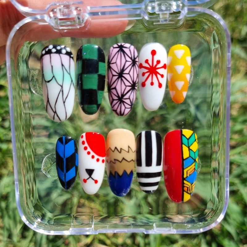 Uzui Tengen Nails - Etsy