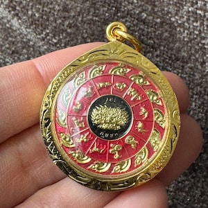 Aus Bösem Gutem machen, Schutz, Reichtum, Wunderwunsch Gun-Canga Thai Talisman Amulett Anhänger.