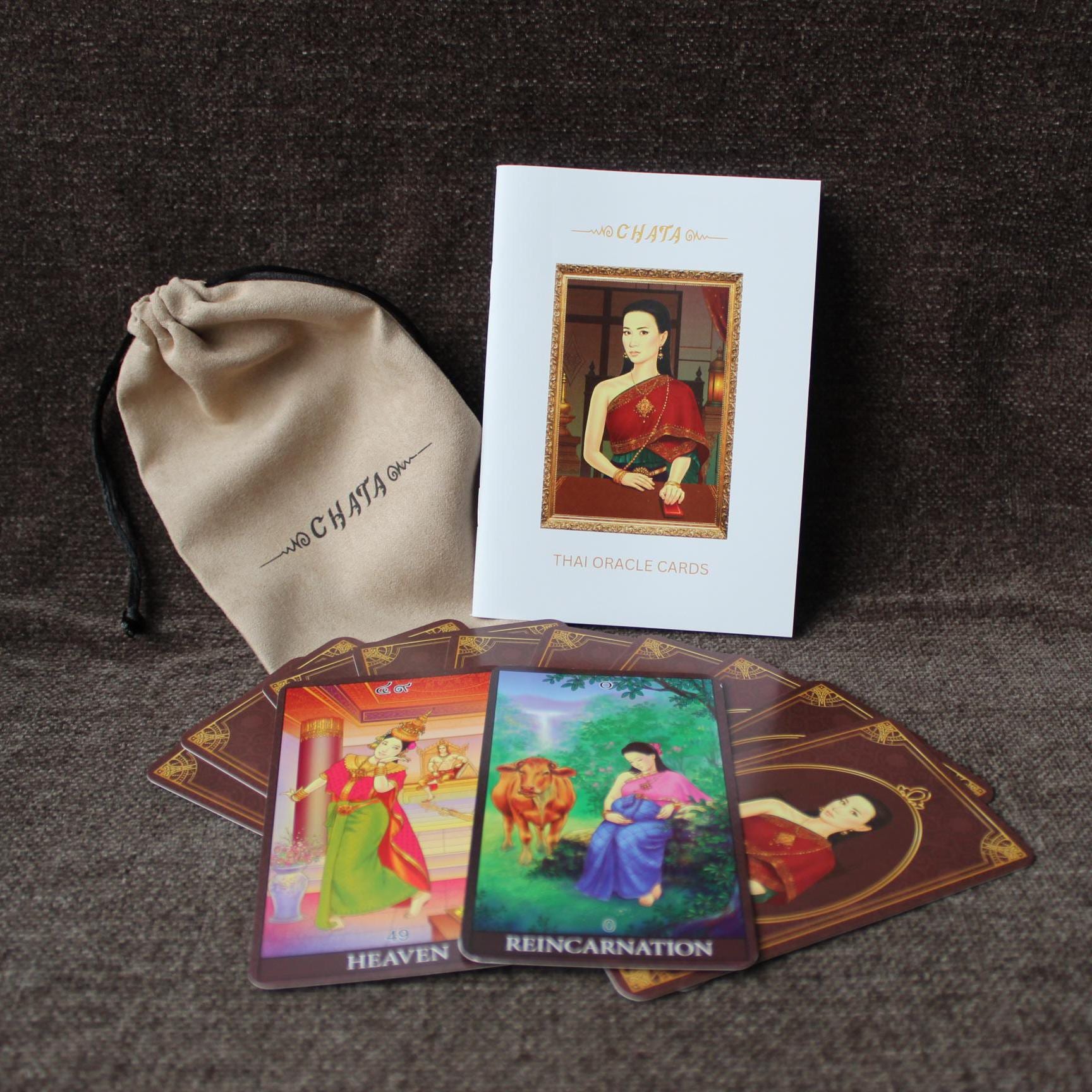 Thai Oracle Cards Deck: Vintage Style, 50-card Deck - Etsy