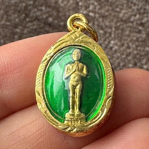 Ai Kai Boy Diener Bring Glück in Leben, Wunder Wunsch, Reichtum und Wohlbefinden Thai Amulett Talisman Anhänger.